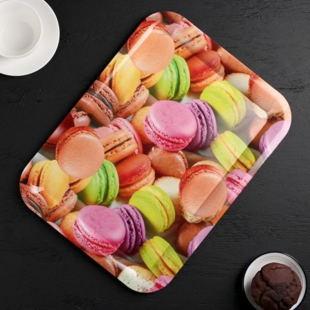 Plastic rectangular “coquetry” plastic tray, 37.5 × 28 cm, mix drawing-4