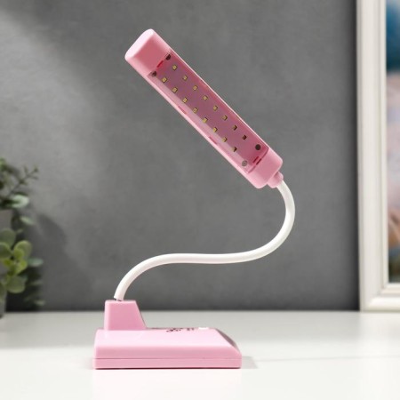 Table lamp 16291/1PK 16xLED 2W 2 USB AKB modes Pink 9x12x46 cm Risalux-5