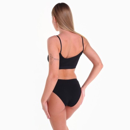 Panties female slips, black color, size 48 (l)-3