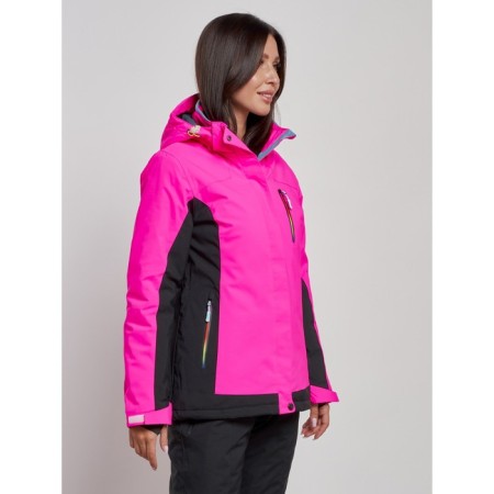 Ski jacket female, size 44, pink color-2