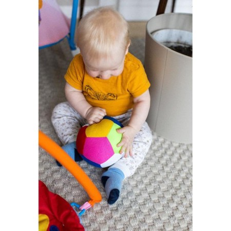 Developing toy "Ball football color", with a tambourine-2