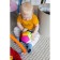Developing toy "Ball football color", with a tambourine