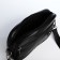 Male bag over the shoulder, artificial leather, black color
