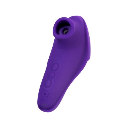 Cliter stimulator - Jos swizzy nozzle, silicone, purple color, 12 cm-8