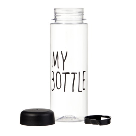 Water bottle, 500 ml, My Bottle, 19 x 6.5 cm, in thermal, black-1