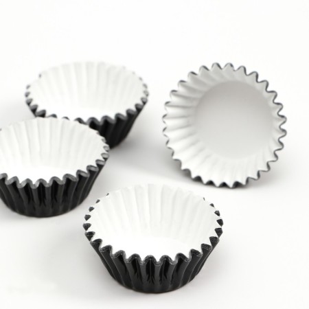 Baking shape round, 3.5 x 2 cm black-1