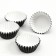 Baking shape round, 3.5 x 2 cm black