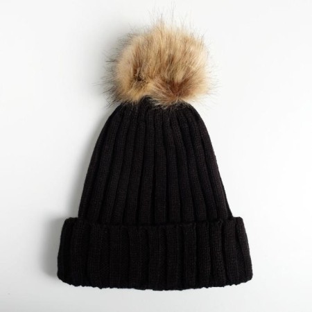Hat with pompon "F*cking cold", unisex-2