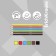 Pencils of 6 colors, Erichkrause, plastic, hexagonal, 2.6 mm barrels, cardboard packaging, euro suspension