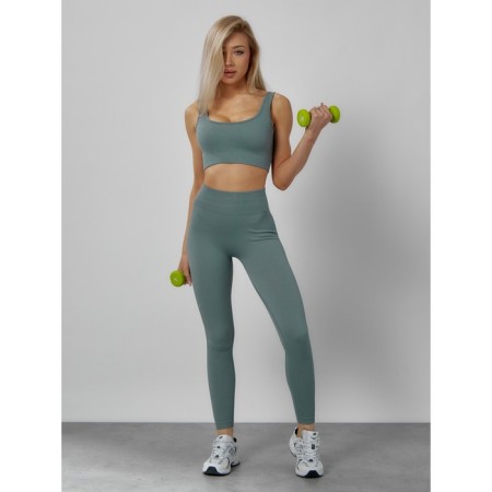 Sports suit female, size 46, turquoise color-18