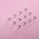 Beads are sewing, with holography, d = 8 mm, 50 g, white color