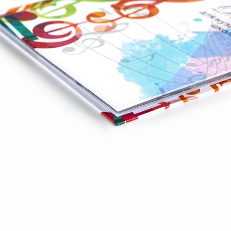 Diary for the music school is a solid cover of 40 liters. "September 1: multi -colored notes"-1