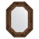 Mirror in a baguette frame, an aged tree with an ornament of 120 mm, 62x82 cm