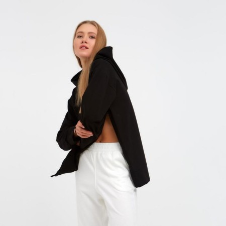 Women's sweatshirt Minaku: Casual Collection Black Color, Rr. 52-1