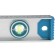 Aluminum level hobbi, skeleton, 3 ampoules, magnet, 100 cm, 1 rotary