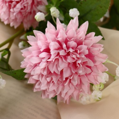 Artificial flowers "hybrid" 7x61 cm, pink-1