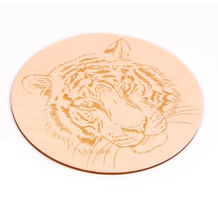Burning board "Tiger" Circle of 185 mm-3