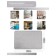 Bathroom mat with an absorbent effect, size 40x60 cm, color gray color