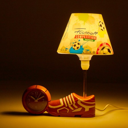 Watch with backlight "Football" Children's desktop, smooth move, on AA batteries-4