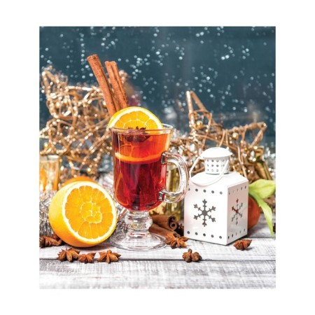 A set of napkins for setting the table “The mood to warm up”, rectangular, size 32x46 cm, 4 pcs-2