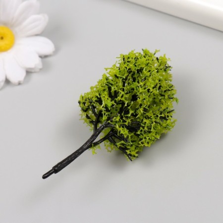 Artificial plant for creativity plastic "Platan" 8 cm-1