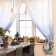 A set of curtains d/kitchen with the sequence "Christmas evening" 145x180cm-2 pcs., 100% p/e