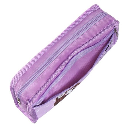 School Penal on the zipper Calligrata "Anime", 2 departments, lilac-4