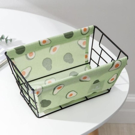 Basket for storage of the valve "Avocado", 26 × 15.5 × 11 cm, green color-1