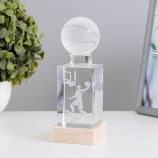 Night Basketball player LED 1W USB 6x6x14.5cm