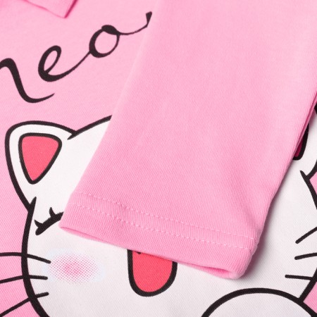 Turtleneck for girls, pink color, height 86 cm-2