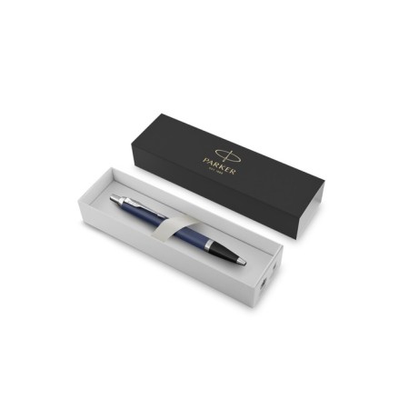 Ballic handle Parker Im Core Matte Blue Ct M, Brave Matte/ Chrome Boetry, Blue Ink-1