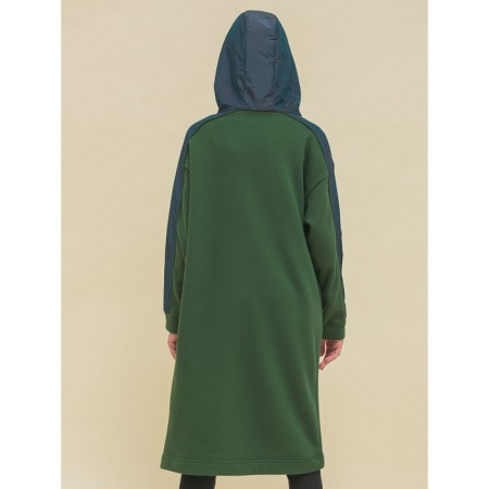 Dress for girls, height 116 cm, khaki color-5