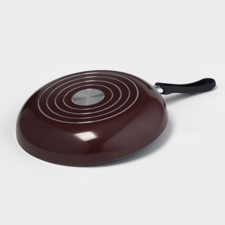 The “Expert” pan, d = 28 cm, anti -stick coating, burgundy color-2