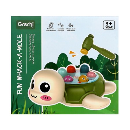 Developing toy "Catch the Turtle", 1 hammer-7