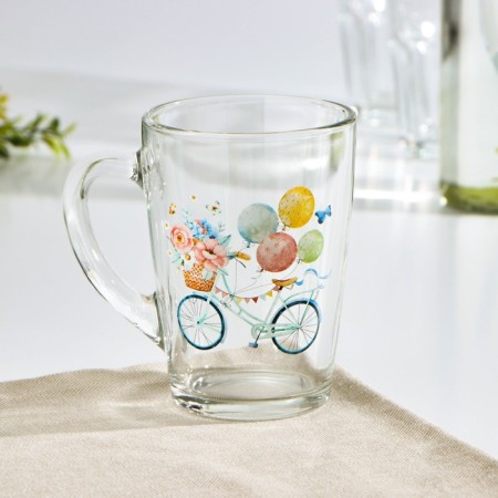 Glass mug "Kapuchino. Romance ", 300 ml-4