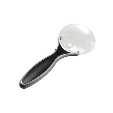 A magnifier with a handle and backlight VEBER 789-90, 3x-6x, diameter 90 mm, led backlight, in case