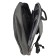 A backpack, a lightning department, an outer pocket, an attach to a suitcase, the color is gray