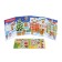 A book with a stroke layer and reusable stickers "New Year's riddles"