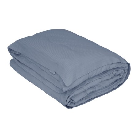 Blanket, size 155x220 cm, gray-blue color