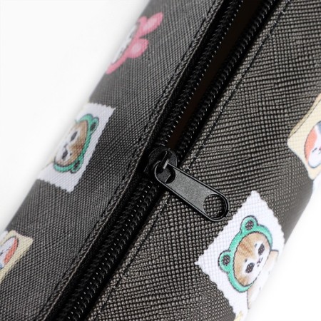 School Penalus made of artificial leather “September 1: cats”, 19 x 8 x 3 cm-2