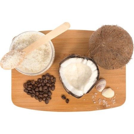 Bradex body scrub "nutritious", with coconut chips, cocoa oil and sea salt-4