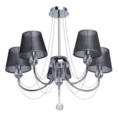 Ceiling chandelier "Federica", 5x40W E14, chrome 64x64x60 cm