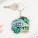Key keychain wooden "Yekaterinburg", 5.3 x 5.3 cm
