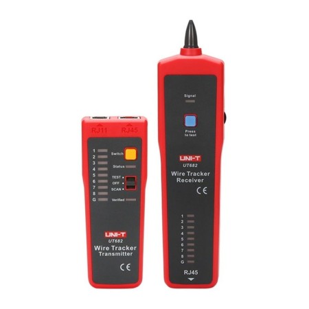 Cable tester Uni-T UT682 117447, checking network wiring, double measurement cycle