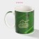 Porcelain Mug "Defender", 340 ml, green color