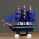 Souvenir small "Stratford" souvenir ship, sides blue with a white strip, blue sails, 4 × 16.5 × 16 cm