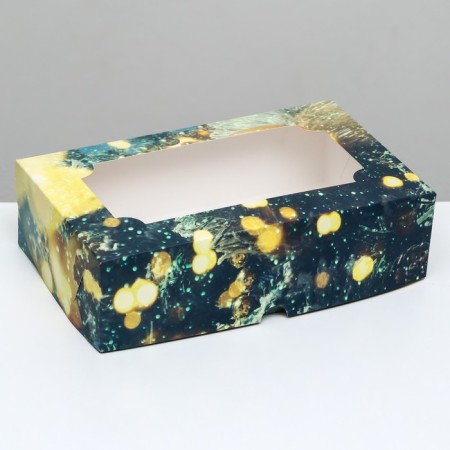 Folding box with the Winter Tale window, 25 x 15 x 7 cm-4