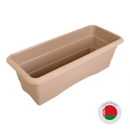 Box for flowers, 40 × 17.5 × 13.5 cm, 6 l, cappuccino color-3