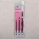 A set of knitting needles for towering elastic/braid/cord, d = 2/3/4 mm, 3 pcs, black color