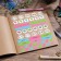 Stickers for the diary "Notes", vinyl, 13 x 18 cm
